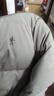 与狼共舞【鹅绒90%】秋冬锁温保暖立领工装外套男士羽绒服 206豆绿 175  实拍图