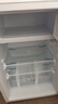 美的（Midea）116L单门小冰箱白色复古双温冷藏冷冻客厅办公室租房宿舍美妆家用办公小型迷你冰箱BCD-116M 实拍图