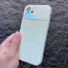 古雷斯适用苹果12手机壳 iphone12保护套镜头全包肤感液态硅胶超薄防摔简约男女款 古董白 实拍图