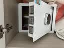 虎牌保险柜家用型25/30cm办公室财务专用全钢防盗保险箱入墙入柜指纹/密码智能床头保管柜 30型-白色 电子密码款 实拍图