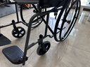 鱼跃(yuwell)轮椅车H051折叠老人轻便旅行手推车钢管免充气胎代步车 实拍图