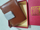 班亚奴（banyanu）2025新款女士钱包短款真皮精致高档零钱包女式时尚钱夹折叠皮夹薄 棕色-二.折款（防盗刷） 实拍图