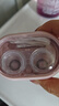 LESCA LUNETIER隐形眼镜清洗器美瞳盒子全自动清洁超声波电动仪器便携 可爱粉 实拍图