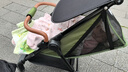 口袋伞车遛娃神器轻便可折叠大童婴儿推车宝宝可躺推车旅行车小巧 尊享款绿色（储物兜+餐盘）可躺 实拍图