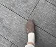 百思图开心果26新款休闲包头懒人厚底勃肯鞋半拖外穿女拖鞋 杏色平底 39 实拍图
