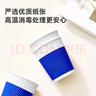 京东京造 纸杯一次性杯子咖啡杯三层加厚食品级办公家用水杯280ml【60只】 实拍图