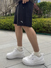 安踏运动五分裤男2026夏季新款宽松梭织薄款直筒冰丝凉感速干透气短裤 基础黑-4 【 速干透气热卖夏季推荐】 L (175) (适合120-140斤) 实拍图
