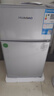 华宝小冰箱小型家用出租房用冷藏冷冻两用一级能效节能省电迷你宿舍寝室办公室二门电冰箱 【店长推荐】48L银色【一级能效】 实拍图