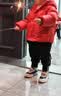 巴拉巴拉童装儿童羽绒服新中式冬装男童女童连帽国风外套 中国红60611 100 实拍图