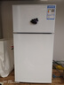 新飞冰箱小型租房用 一级能效冷 藏冷冻两用1-2人家用小冰箱 出租房双门电冰箱办公室两门 26年升级 76A128一级能效【保温升级】白 实拍图