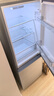 上菱185升双开门冰箱1.5米高左右小型出租房家用两门二门小户型双门宿舍办公以旧换新BBM185L 实拍图