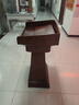 洛来宝 主席台会议演讲台桌发言台培训台迎宾台操作台 680*420*1150mm 实拍图