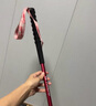 探路者喀纳登山杖手杖碳素碳纤维可伸缩超轻户外徒步便携爬山棍 燎原红 实拍图