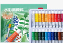 得力（deli）水彩颜料24色5ml画画美术美术专用便携学生儿童入门级绘画套装含画笔礼物出游 实拍图