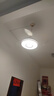 钻石牌（DIAMOND）风扇灯吊扇灯餐厅客厅卧室隐形扇叶大风力一体带灯吊扇家用灯具荐 42寸遥控-变频一级能效-金圆 实拍图