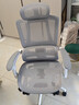 南皇人体工学办公椅电竞椅久坐打游戏办公室椅子久坐不累人工力学座椅 镂空双背白-4级杆-尼脚-带搁脚-155°任意后躺 120-155度(含) 联动扶手 实拍图
