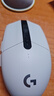 罗技（G）G304 LIGHTSPEED无线鼠标 游戏鼠标 轻质便携 绝地求生FPS鼠标英雄联盟LOL吃鸡 生日礼物 白色 实拍图
