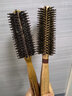Creative art卷发梳子女男内扣梳猪鬃毛直发卷发梳木梳造型梳滚梳理发梳直纹款 实拍图