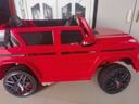 福儿宝奔驰授权大G儿童电动车玩具车可坐人四轮带遥控越野小孩宝宝送礼 四驱红+减震器+后备箱+高低门+皮座+防爆软胎 实拍图