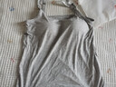 芬也（FENYE）哺乳吊带背心春秋免穿内衣莫代尔产后喂奶可外穿上衣009灰L 实拍图