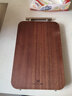 双枪乌金檀木整木菜板 百年龄砧板家用切菜案板抗菌实木菜板33*22*2.5 实拍图