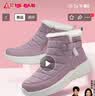足力健中老年人女棉鞋妈妈棉鞋25932051J 芦灰-女款    37    实拍图