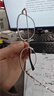 依视路（ESSILOR） 钻晶系列高清耐磨防蓝光近视超薄镜片专业配度数眼镜架男女镜框 TR90-全框-1069BR-茶色 镜框+依视路膜岩高清1.60现片 实拍图