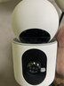 鸿蒙智选海雀500万+500万双摄监控摄像头家用器360度无死角带夜视双镜头双画面门口室内安防看护双雀Max白 实拍图