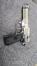 新款高端AQK-1911黄河玩具发射器CS装备手炝快拆空挂玩具收藏模型 高定AQK92F (钨钢色) 标配 实拍图