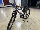 永久（FOREVER）山地车自行车成人男女青少年学生铝合金单车上班代步公路越野赛车 【钢架】顶配版-紫蓝辐条轮 26寸21速【升级款155-185cm】 实拍图