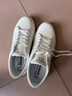 回力小白鞋男士春季透气皮面休闲运动板鞋百搭平底款舒适潮流轻便鞋子 白黑 41 实拍图