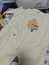 童泰婴儿半背衣春秋纯棉和尚服初生宝宝衣服满月服上衣黄色59cm 实拍图