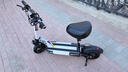 希洛普（SEALUP） 锂电池电动滑板车 便携可折叠电动车 代驾两轮代步车迷你电动车 48V白/国家3C金宇星电机/朝阳防爆真空胎/约120km 实拍图