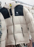 骆驼（CAMEL）小太阳户外羽绒服秋冬新款男女加厚白鸭绒保暖外套面包服 【自发热】白玉粉/幻影黑，A33CAPN163E 男女 L 实拍图