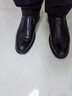零度Zero经典正装皮鞋26新款英伦商务职场德比鞋男 黑色（套脚款） 41 晒单实拍图
