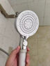 四季沐歌（MICOE）手持花洒喷头多功能强劲增压花洒过滤花洒淋雨喷头超大出水花洒头 皓月银【过滤净水*强劲增压版】5档出水 实拍图