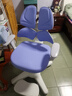 护童（Totguard）儿童学习椅可调节升降学生四背坐姿椅  G985Ultra_奇思蓝 含脚踏 实拍图