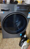 海尔滚筒洗衣机全自动10kg 新品上市 537超薄平嵌 蓝盾除菌 防生锈 525大筒径 商场同款XQG100-L58A1 实拍图