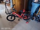 永久（FOREVER）儿童自行车男女款小孩单车可折叠脚踏车4-6-8-10岁辅助轮16寸红色 实拍图