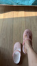 华美健步洞洞鞋女防滑包头凉拖鞋海边沙滩鞋柔软果冻鞋HM2136浅粉37 实拍图