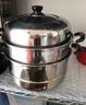 苏泊尔SUPOR 蒸锅真味鲜不锈钢双层复底28cm蒸鱼锅加高锅盖蒸笼EZ28BS04 实拍图