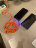 麦现120W快充线三合一数据线typec适用苹果华为vivoppo小米充电器三头车载6A超级快充安卓充电线一拖三 三合一套装【120W头+线】橙色 加粗版【1.8米】锌合金口 实拍图