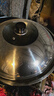 荣事达（Royalstar）章丘手工锻打铁锅老式炒锅无涂层不粘炒菜锅圆底燃气灶有盖40cm 实拍图