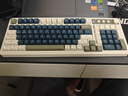 狼蛛（AULA）S99无线蓝牙有线三模键盘机械手感 游戏电竞专用 99键 RGB背光拼色静音键盘鼠标套装mac电脑键盘 S99复古灰【三模/RGB】 实拍图