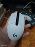 罗技（G）G304 LIGHTSPEED无线鼠标 游戏鼠标 轻质便携 绝地求生FPS鼠标英雄联盟LOL吃鸡 生日礼物 白色 实拍图
