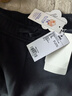 香影【加绒抗起球】直筒阔腿裤女高腰2025秋冬新款长裤宽松糯米裤 黑色 L 实拍图
