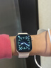 Apple/苹果 Watch Series 10 智能手表GPS款42毫米玫瑰金色铝金属表壳淡桃粉色运动型表带S/M MX1R3CH/B 实拍图