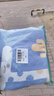 艾薇 儿童枕巾学生成人全棉纱布三层夹棉枕头巾一个装 52*78cm 小鹿蓝 实拍图