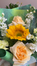 鲜花同城向日葵玫瑰混搭花束送女友闺蜜长辈生日礼物鲜花花店送花 森林有氧丨向日葵配绿康香槟紫罗兰小花束 实拍图