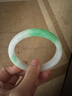 冰糯种阳绿正品翡翠手镯子老坑飘绿正圈冰种果绿礼品女款玉手镯子 60号 实拍图